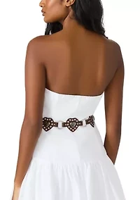 Heart Disc Pants Belt 32MM