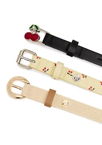 3 Piece Belt Set