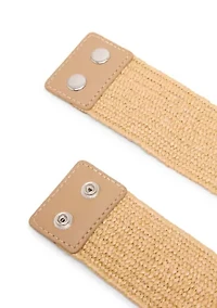 Straw Flower Stretch Belt