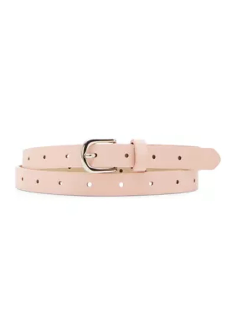 Heart Buckle, Strawberry Studded, and Full Perf 3-for-1 Belt  Set
