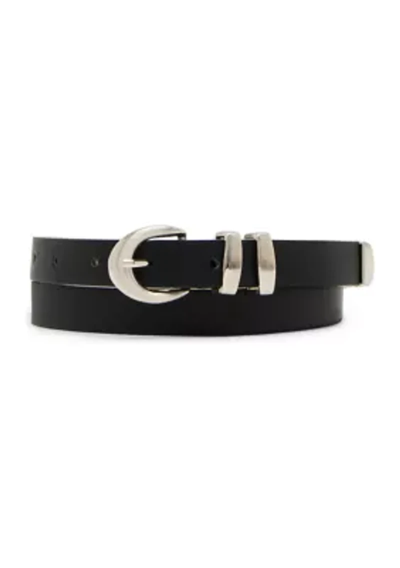 3 for 1 Double Keeper Oval Buckle and Western Heart Belt Set