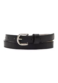 Polyurethane Pants + Heart Stud Black Out Bucket - Fully Perforated Belt Set