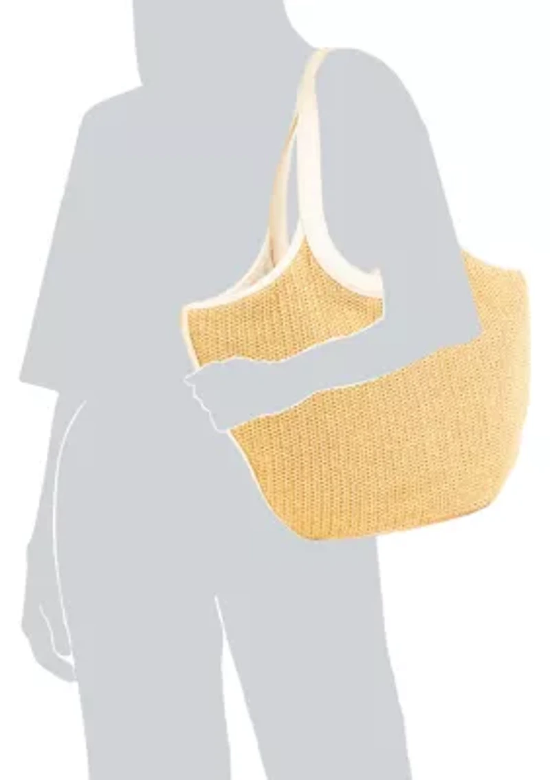 Raffia Tote Bag