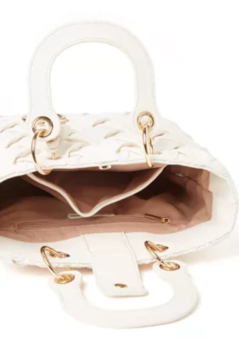 Heat Pleat Small Box Tote