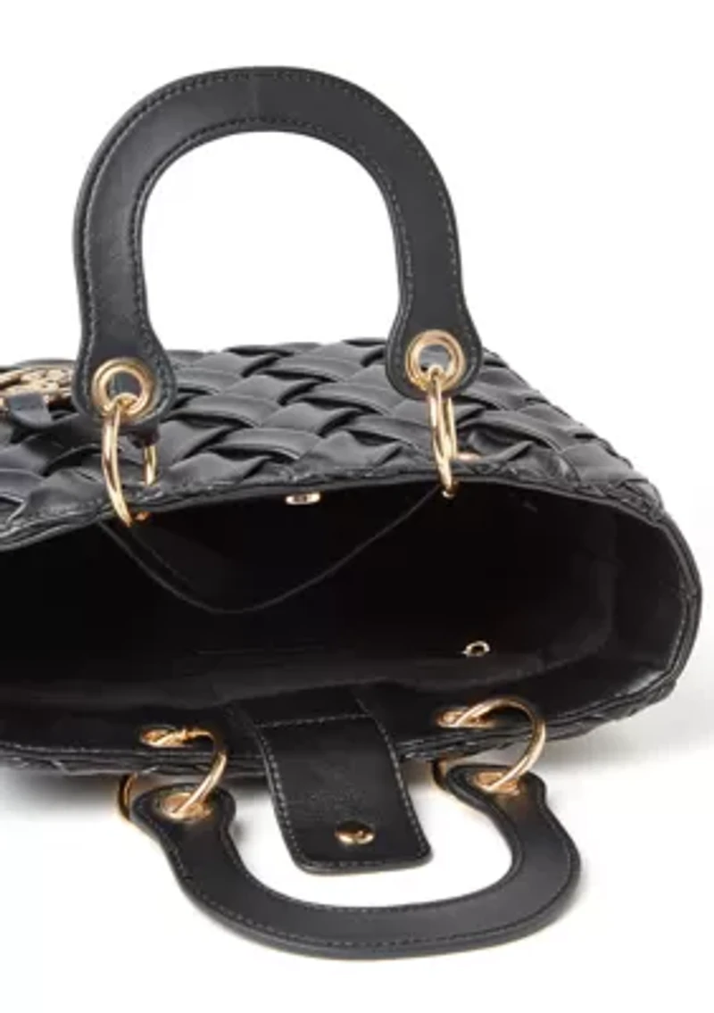 Heat Pleat Small Box Tote