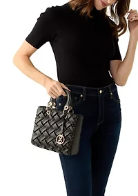 Heat Pleat Small Box Tote