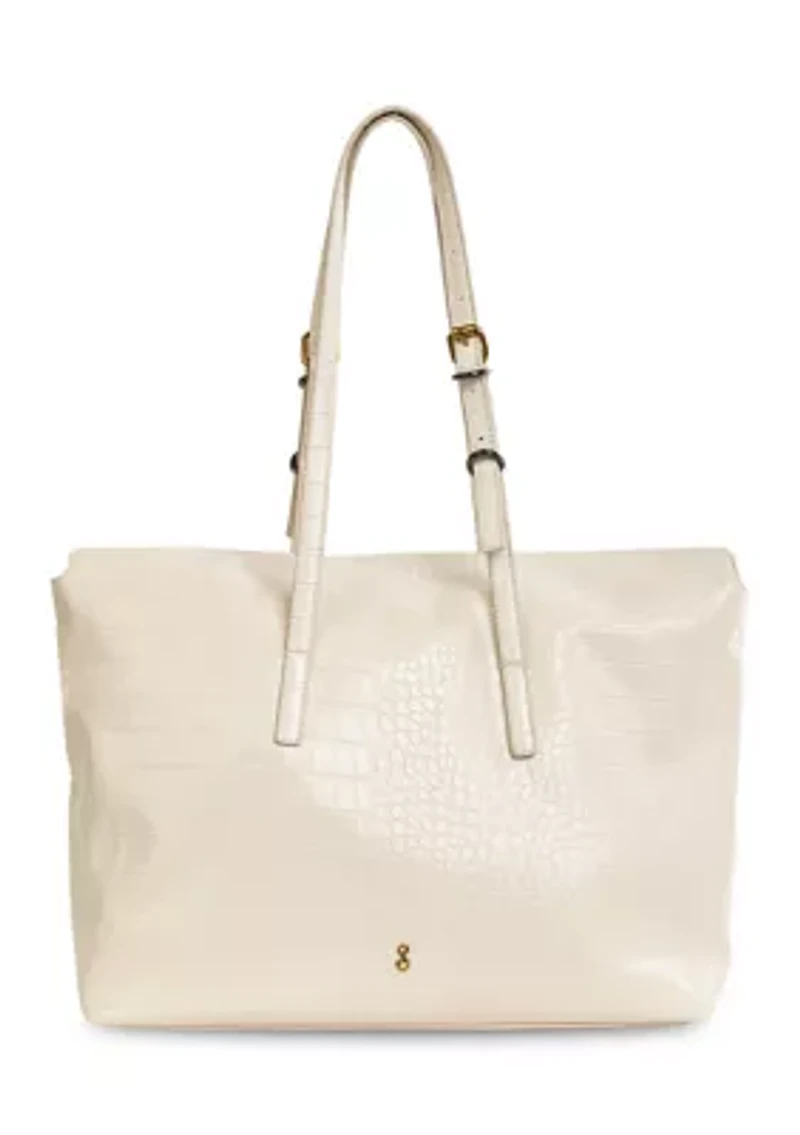 Carmen Croco Large Adjustable Tote