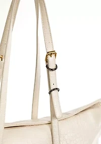 Carmen Croco Large Adjustable Tote