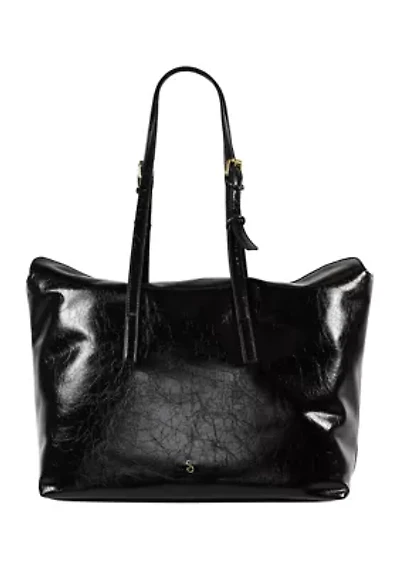 Carmen Crocodile Large Adjustable Tote