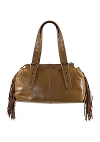 Farrah Vegan Fringe Satchel Bag