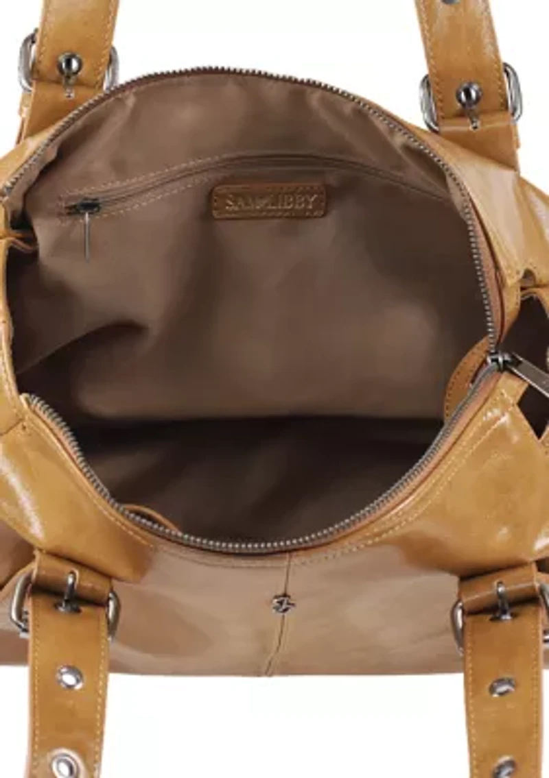 Farrah Vegan Fringe Satchel Bag