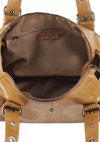 Farrah Vegan Fringe Satchel Bag