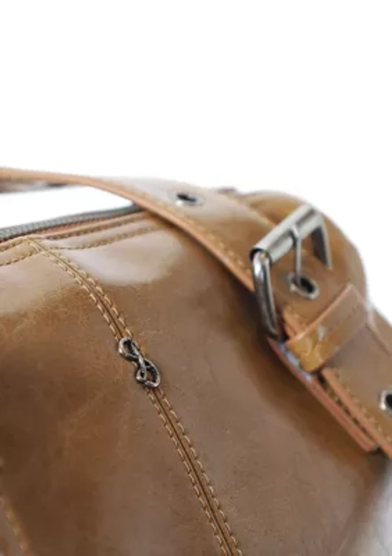 Farrah Vegan Fringe Satchel Bag