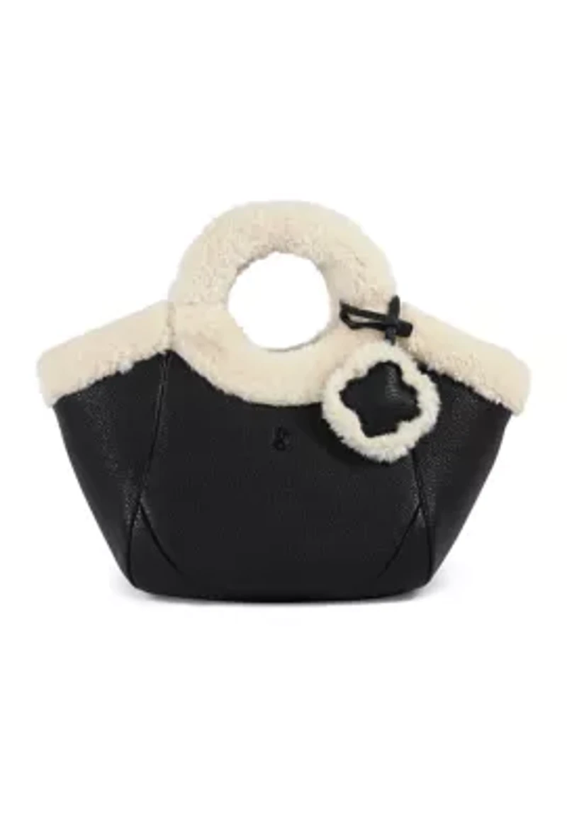 Willow Small Sherling Handle Crossbody Tote