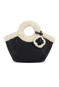 Willow Small Sherling Handle Crossbody Tote