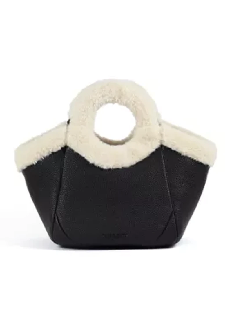 Willow Small Sherling Handle Crossbody Tote