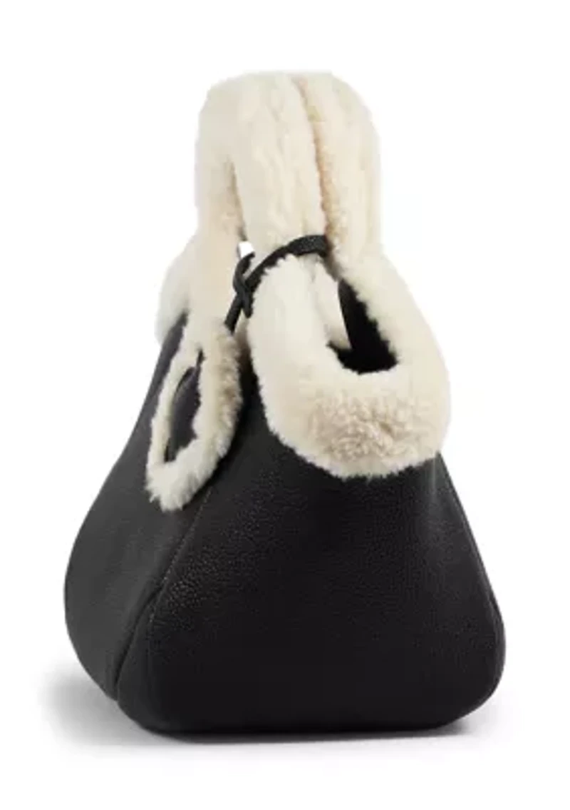 Willow Small Sherling Handle Crossbody Tote