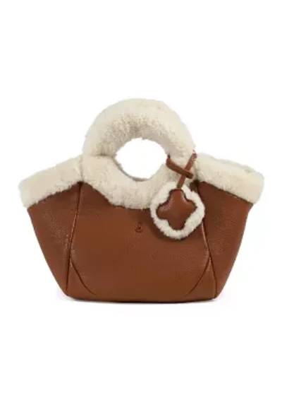 Willow Small Sherling Handle Crossbody Tote 