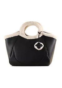 Willow Large Shearling Handle Tote