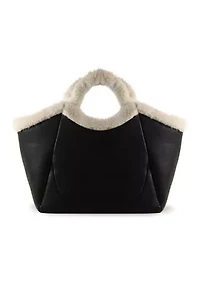 Willow Large Shearling Handle Tote