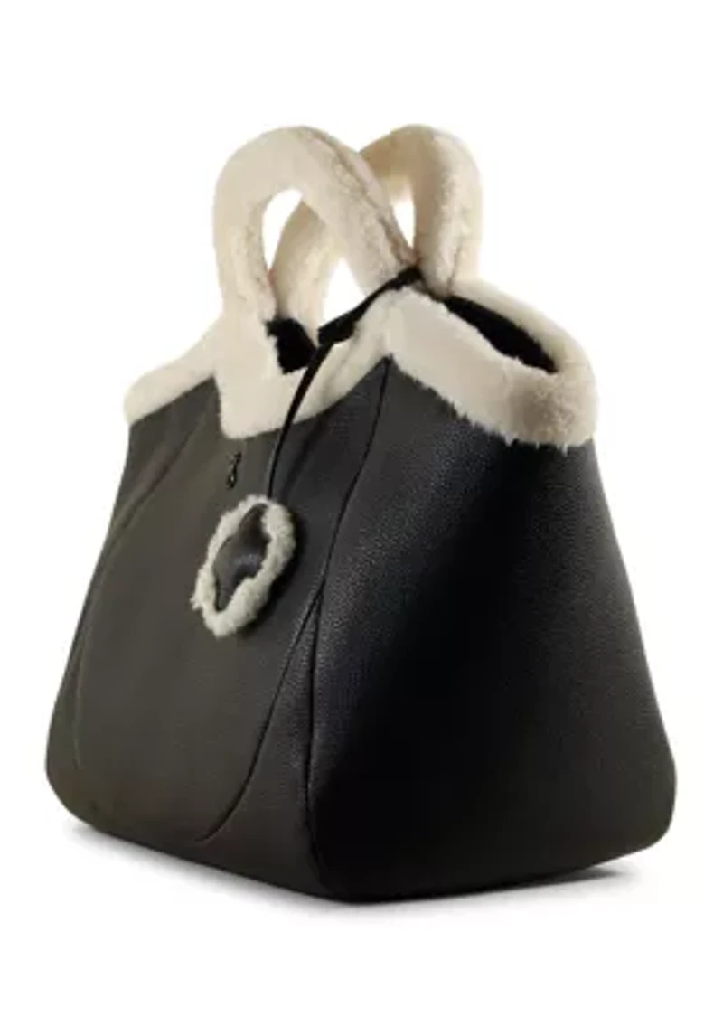 Willow Large Shearling Handle Tote