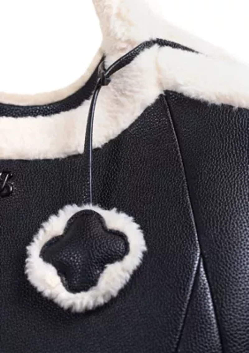 Willow Large Shearling Handle Tote