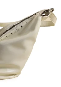 Farrah Studded Buckle Shoulder Bag