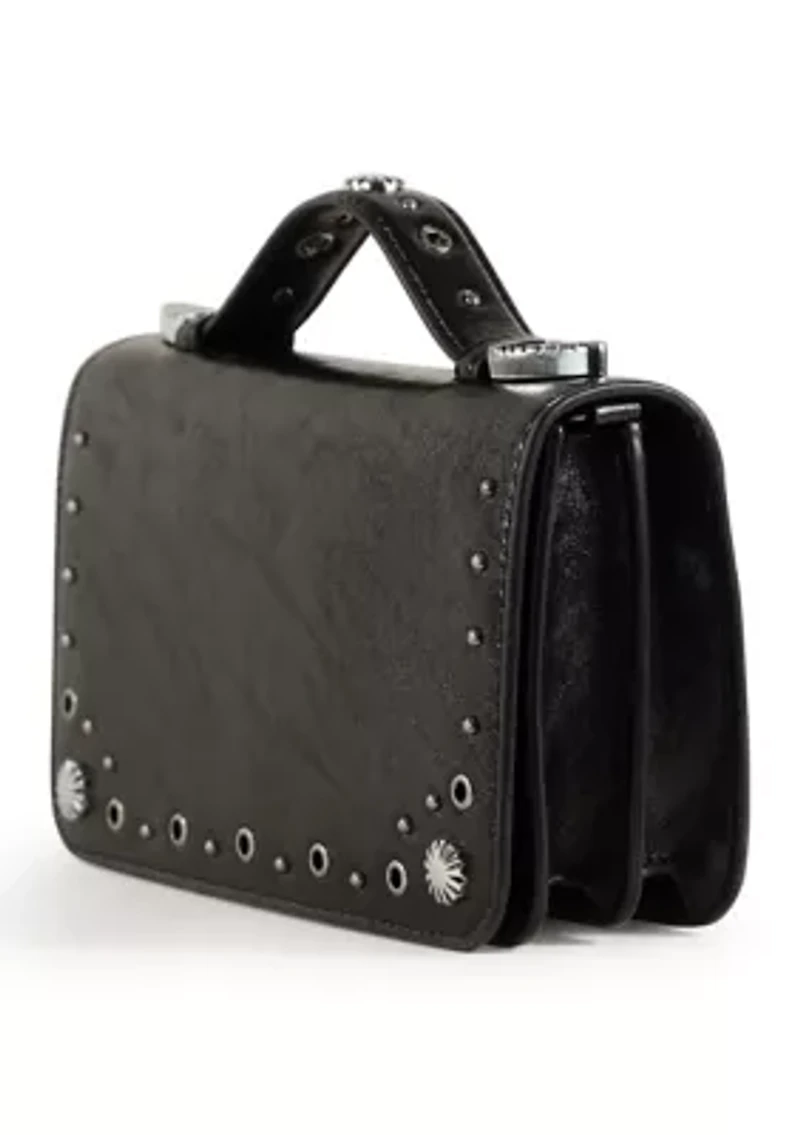 Nia Top Handle Studded Crossbody