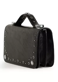 Nia Top Handle Studded Crossbody