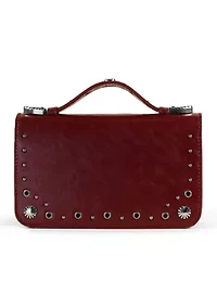 Nia Top Handle Studded Crossbody