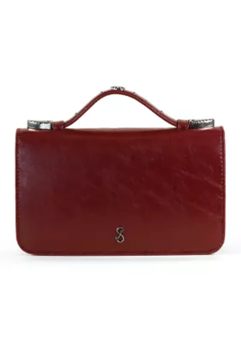 Nia Top Handle Studded Crossbody