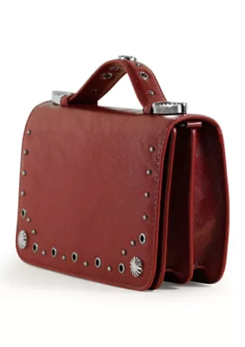 Nia Top Handle Studded Crossbody