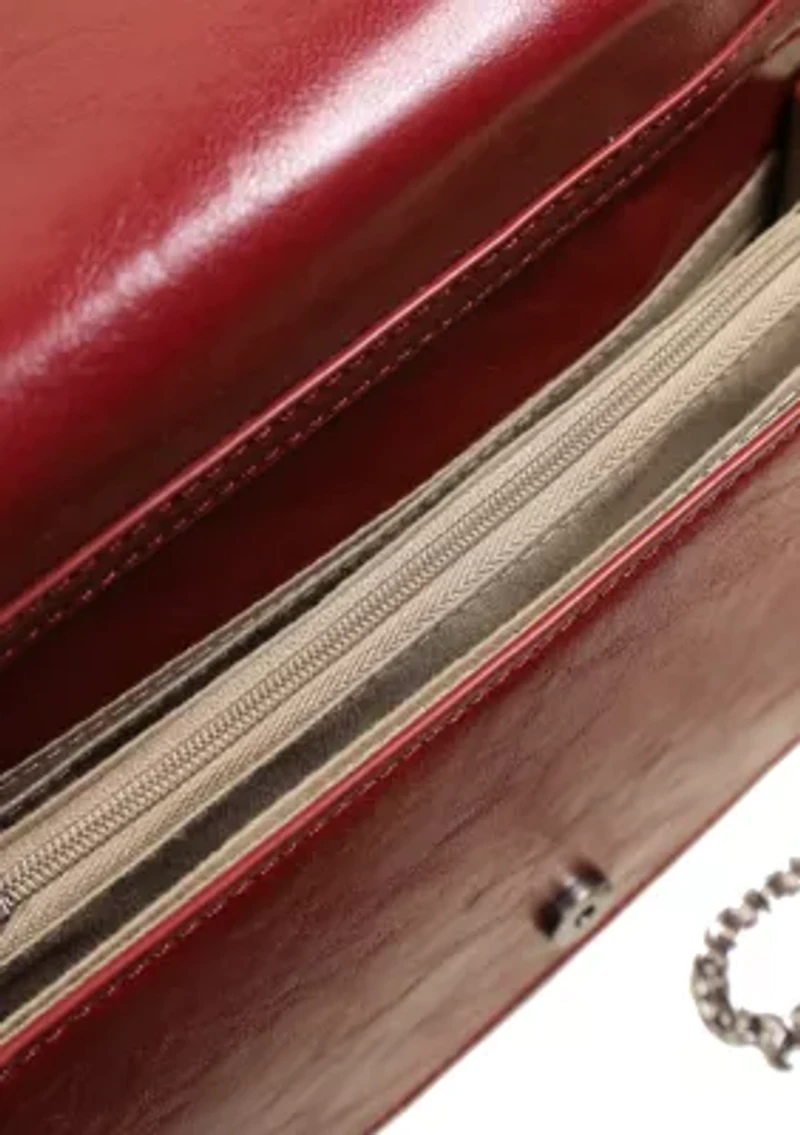 Nia Top Handle Studded Crossbody