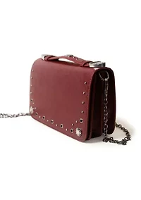 Nia Top Handle Studded Crossbody