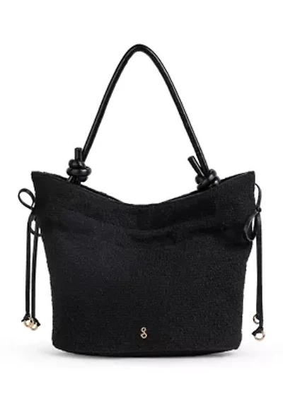 Brooke Soft Nappa Pull On Drawstring Crossbody Bag