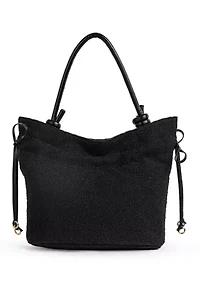 Brooke Soft Nappa Pull On Drawstring Crossbody Bag