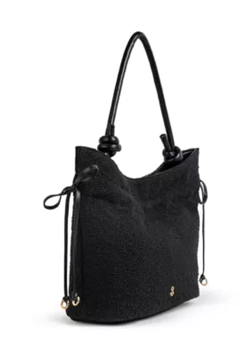 Brooke Soft Nappa Pull On Drawstring Crossbody Bag