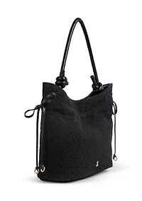 Brooke Soft Nappa Pull On Drawstring Crossbody Bag