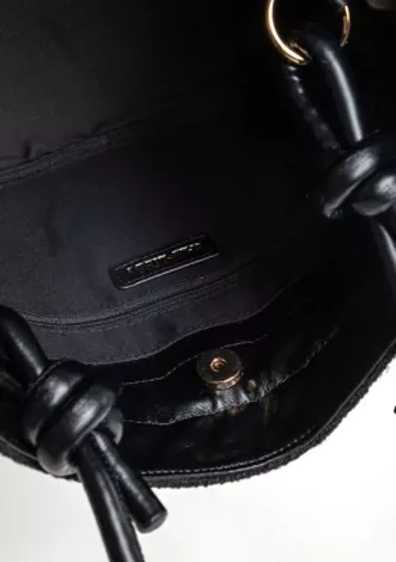 Brooke Soft Nappa Pull On Drawstring Crossbody Bag