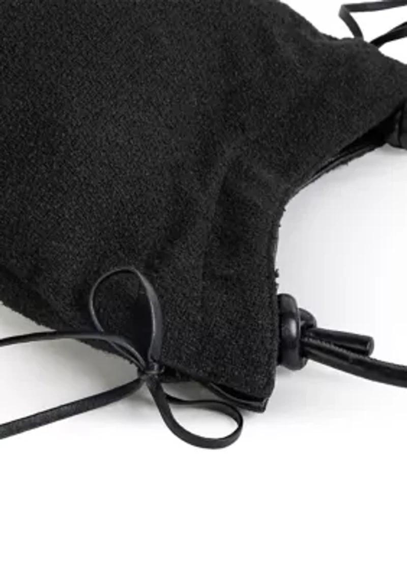 Brooke Soft Nappa Pull On Drawstring Crossbody Bag