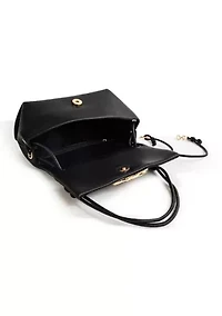 Hannah Flap Shoulder Bag with Hardware