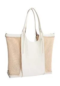 Sylvia Tobo Raffia Bag