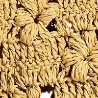 Layla Floral Raffia Fan Tote