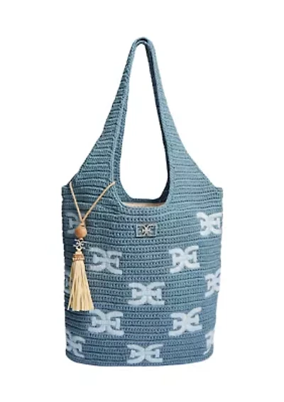 April Crochet Logo Tote