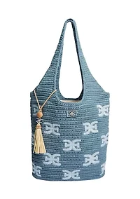 April Crochet Logo Tote