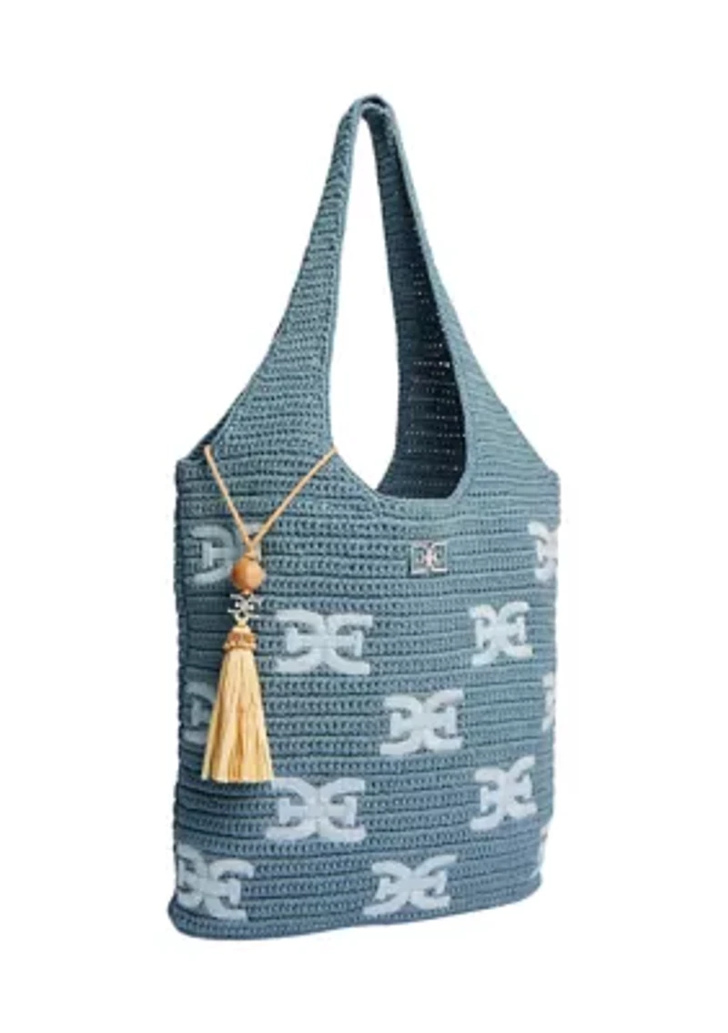 April Crochet Logo Tote