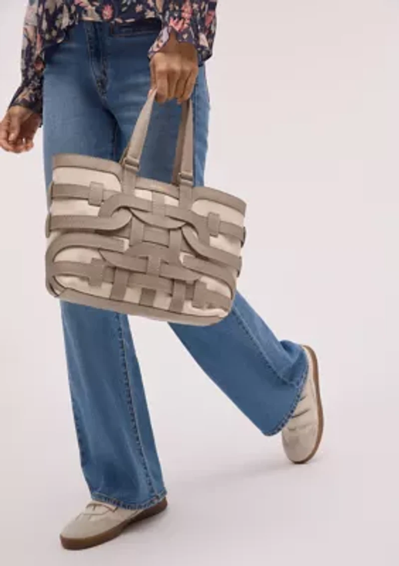 Bay Small Dye Cut Tote Bag
