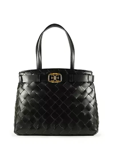 Cleo Woven Tote Bag