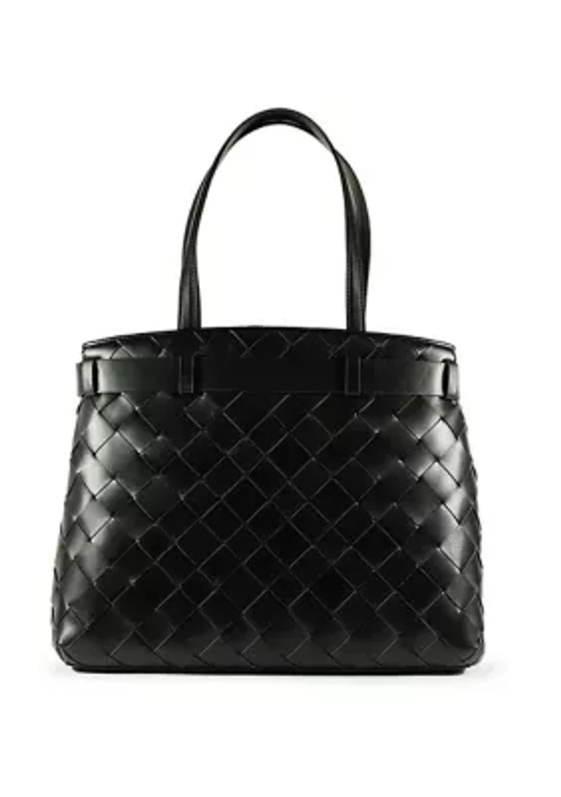 Cleo Woven Tote Bag