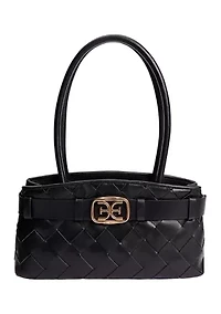 Cleo Woven Satchel Bag